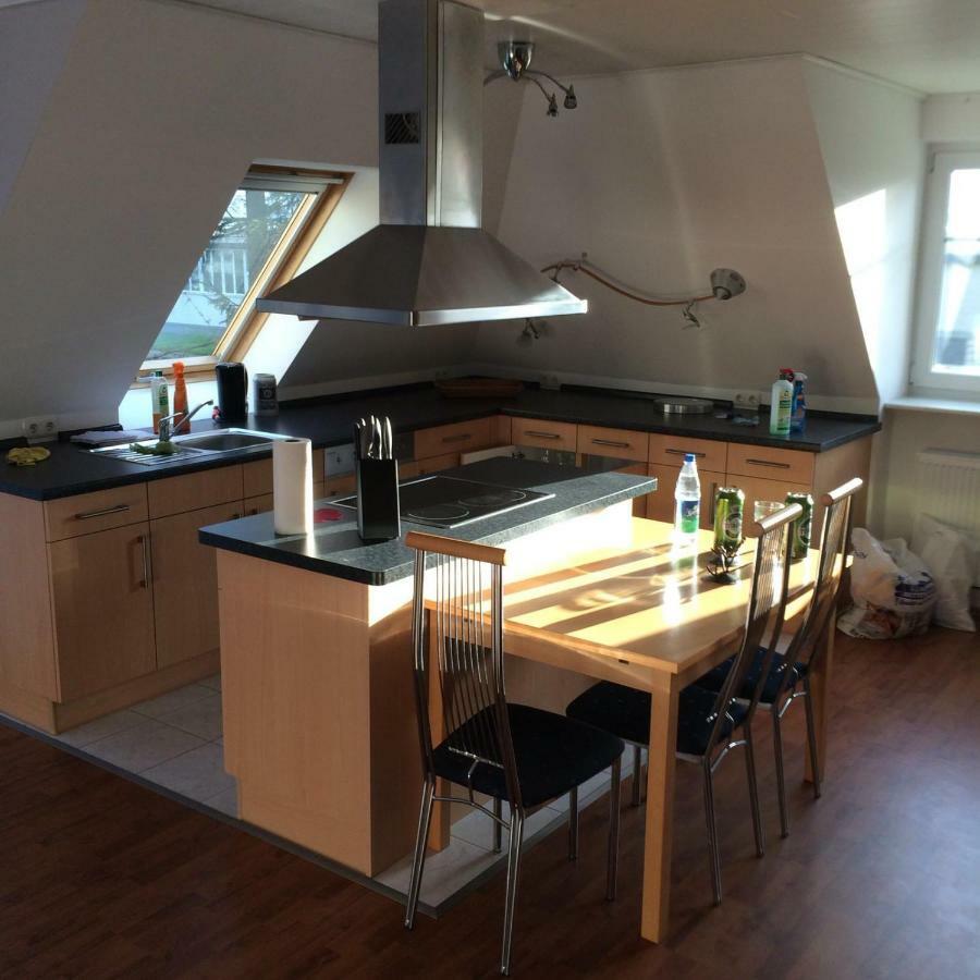 Moderne Maisonette-Wohnung Am Karpfenteich; Modern Apartment With View Of The Carp Pond 밤스테트 외부 사진